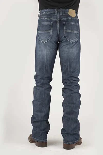 Vaqueros Tin Haul 1660 Jagger Fit (lavado oscuro) - Corte bota para hombre
