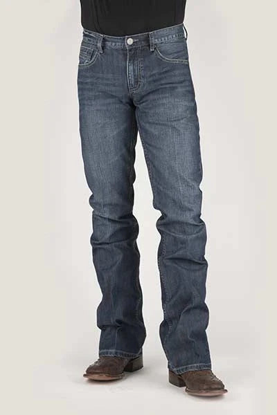 Vaqueros Tin Haul 1660 Jagger Fit (lavado oscuro) - Corte bota para hombre