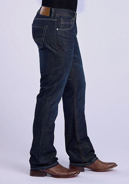 Tin Haul 1660 Jagger Fit Corded Deco (lavado oscuro) - Vaqueros bootcut para hombre