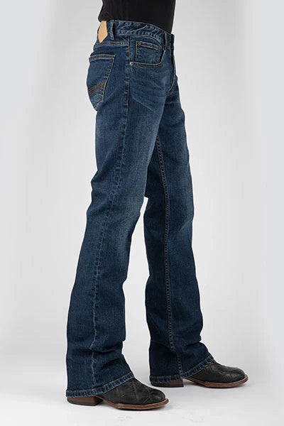 Tin Haul 1661 Jagger Stretch Fit (Dark Wash) - Jeans de hombre corte bota