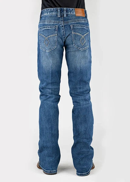 Tin Haul 1661 Jagger Stretch Fit (lavado medio) - Jeans de hombre corte bota