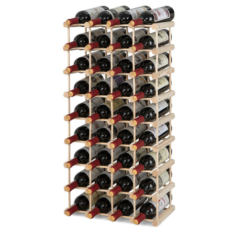 Estante de madera para 36 botellas para bodega