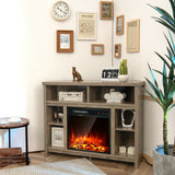 Modern Corner TV Stand with Adjustable Shelves for TVs up to 48 Inch