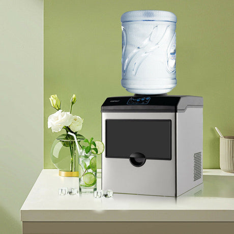 Dispensador de agua y máquina de hielo 2 en 1