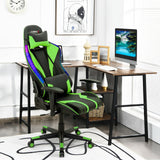 Silla Gamer Ajustable Giratoria para Computadora con Luces LED Dinámicas
