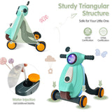 Andador de aprendizaje 2 en 1 con luces y sonidos para bebés