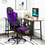Silla Gamer Ajustable Giratoria para Computadora con Luces LED Dinámicas