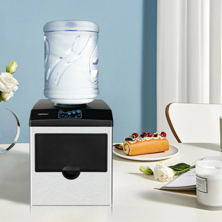 Dispensador de agua y máquina de hielo 2 en 1
