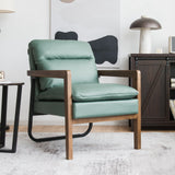 Sillón individual con respaldo y asiento acolchados extragruesos