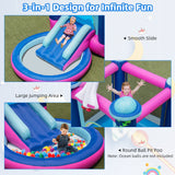 Castillo hinchable espacial 3 en 1 con soplador de 480W