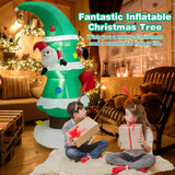 Árbol de Navidad inflable de 8 pies con Papá Noel