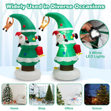 Árbol de Navidad inflable de 8 pies con Papá Noel
