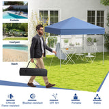 Carpa plegable para exterior de 2 x 2 metros con protección solar UPF 50+