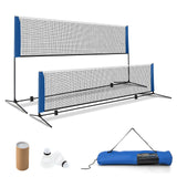 Soporte de red de bádminton ajustable de 10/14 pies con bolsa de transporte portátil