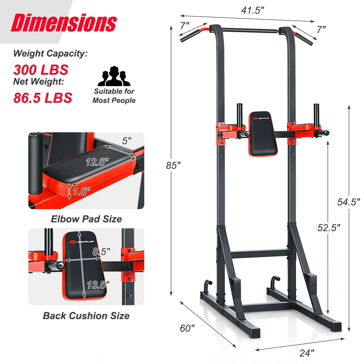 Torre de potencia multifunción para un entrenamiento de cuerpo completo