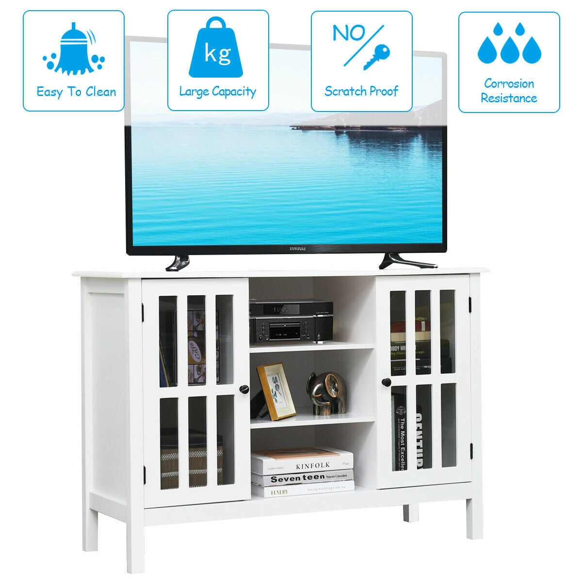 Mueble de TV de madera para televisor de 50 pulgadas