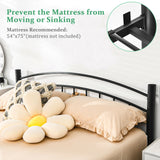 Modern Platform Bed with Headboard and Footboard