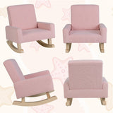 Mecedora infantil con patas de madera maciza