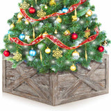 Caja de madera para el tronco del árbol de 28.5 pulgadas para uso en interiores y exteriores
