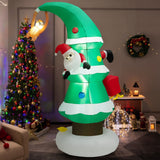 Árbol de Navidad inflable de 8 pies con Papá Noel