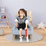 Mecedora infantil con patas de madera maciza