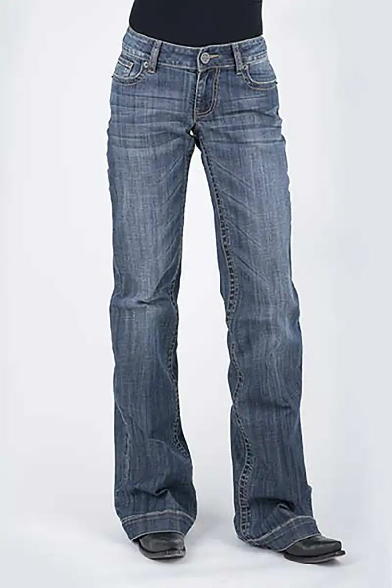 Tin Haul 460 Ella Fit Blue Loop Pocket ( Denim oscuro ) - Jeans de mujer