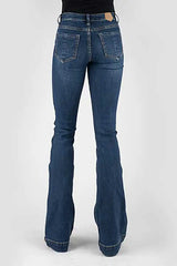 Tin Haul 595 Libby Fit abotonado delantero (mezclilla oscura) - Vaqueros de mujer