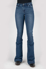 Tin Haul 595 Libby Fit Anvil and Hammer (lavado oscuro de mezclilla) - Jeans de mujer