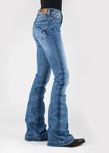 Tin Haul 595 Libby Fit Blue Loop Pocket ( Denim Medium Wash ) - Jeans para mujer