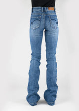 Tin Haul 595 Libby Fit Blue Loop Pocket ( Denim Medium Wash ) - Jeans para mujer