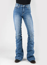 Tin Haul 595 Libby Fit Blue Loop Pocket ( Denim Medium Wash ) - Jeans para mujer