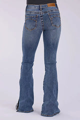 Tin Haul 595 Libby Fit Slit (lavado medio demin) - Jeans de mujer