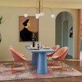 4-Piece Kitchen & Dining Bundle: Modern Velvet Accent Chair (Set of 2) + Height Adjustable Bar Stools (Set of 2)