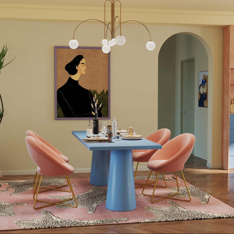 Set de 4 piezas para cocina y comedor: Sillas auxiliares modernas de terciopelo (juego de 2) + Taburetes de bar de altura regulable (juego de 2)