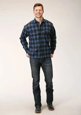 Tin Haul Skyline Plaid - Camisa Chaqueta para Hombre
