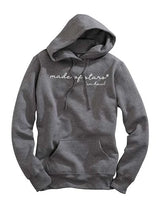 Tin Haul Script Print (Grey) - Women's Hoodie Sweatshirt