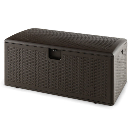 Contenedor de almacenamiento para todo tipo de clima de 31/73/100 galones con tapa con cerradura