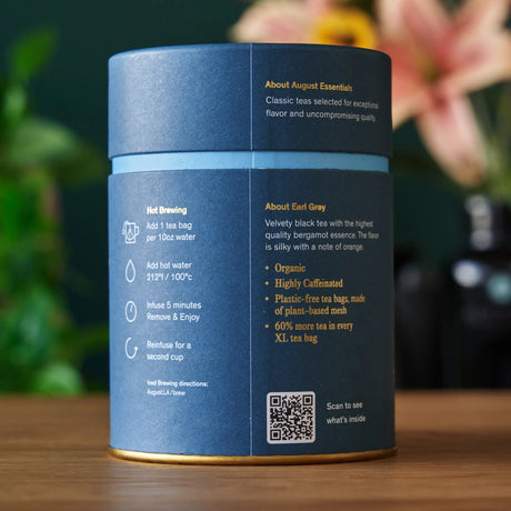 Té negro Earl Grey de Essentials - 15 bolsitas de té