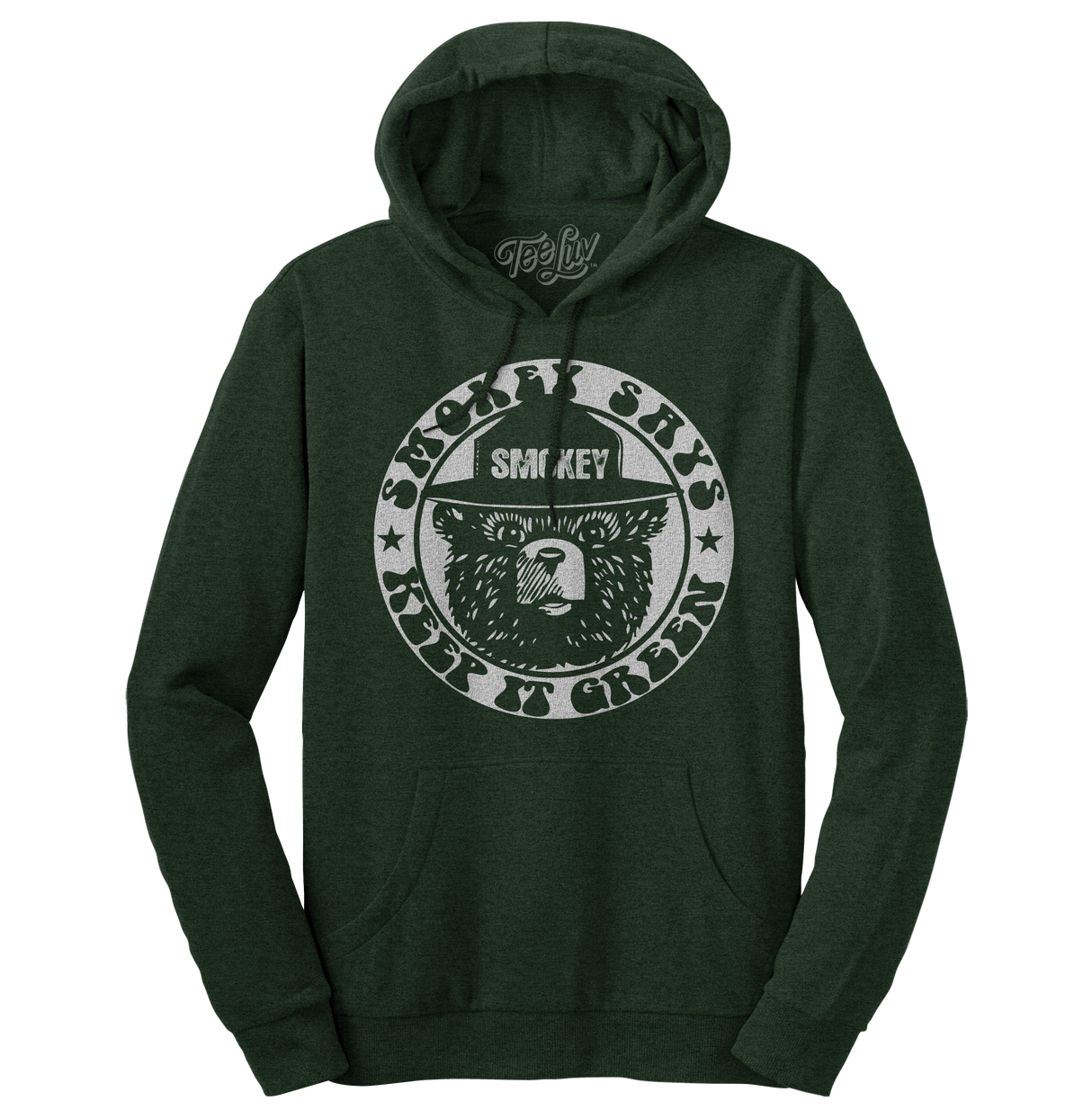 Smokey "Keep it Green" Pullover Hooded Sweatshirt - Green
