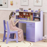 Juego de escritorio y silla de estudio para niños Mesa y silla para estudiantes