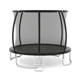 10FT Outdoor Trampoline Heavy-Duty Recreational Trampoline with Safety Enclosure Net