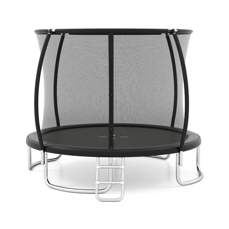 Trampolín exterior de 10 pies, resistente, recreativo, con red de seguridad