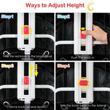 Andador plegable 2 en 1 para bebé con reproductor de música y luces