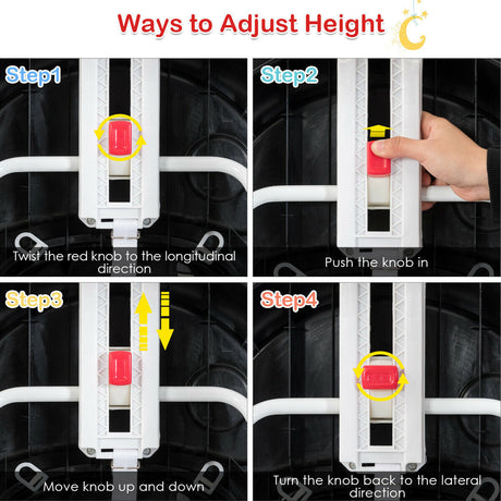 Andador plegable 2 en 1 para bebé con reproductor de música y luces