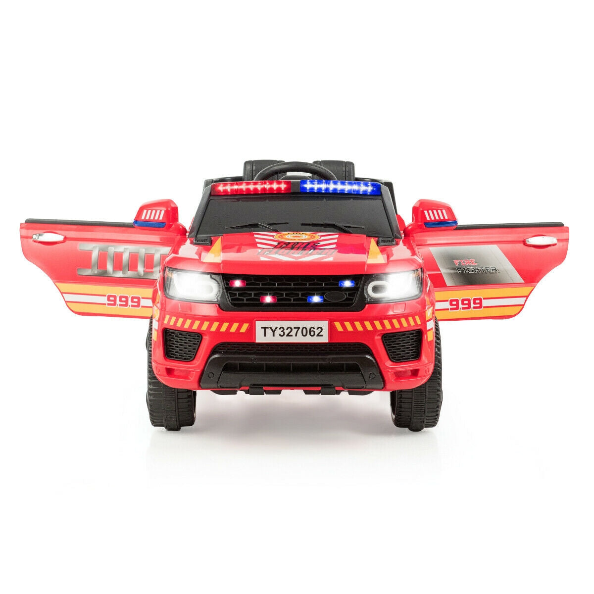 Coche Eléctrico para Niños 12V con Mando a Distancia-Rojo