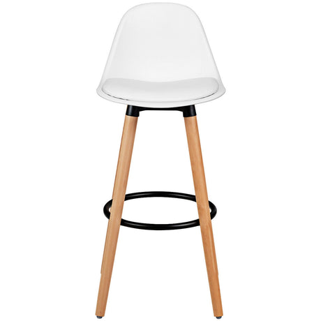 2 Pieces Mid Century Barstool 28.5 Inches Dining Pub Chair