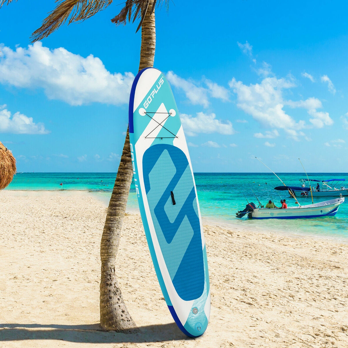 Tabla de paddle surf hinchable de 10 pies, 6 pulgadas de grosor, con paquete de accesorios