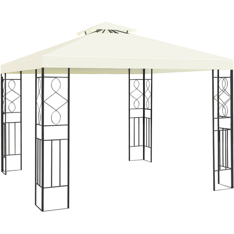 Carpa cenador de patio de 2 niveles de 10 x 10 pies