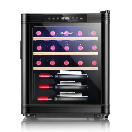 Refrigerador de compresor para 21 botellas de vino con control digital