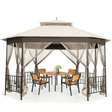 Gazebo de patio octogonal de 10x 12 pies